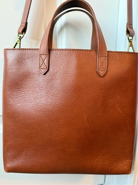 Madewell Handbags - Madewell Brown Leather Crossbody Tote